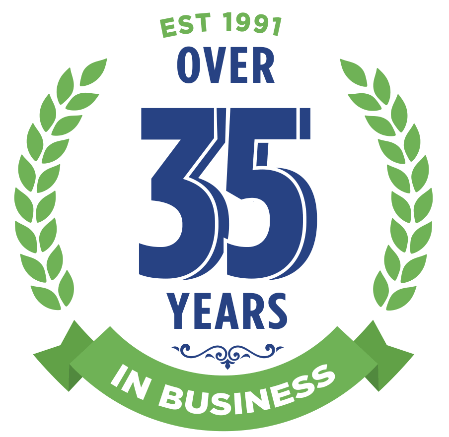 35 years badge